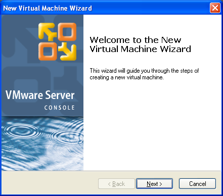 Welcome to the New Virtual Machine Wizard Welcome to the New Virtual Machine Wizard
