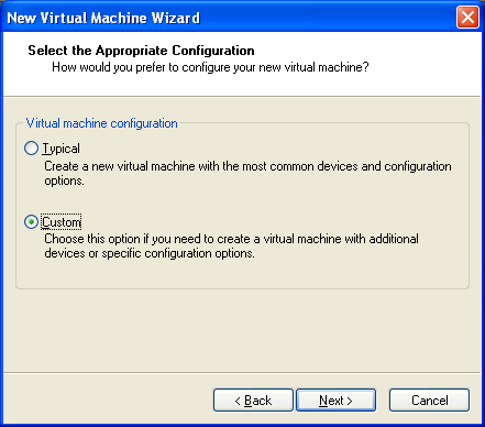 Select the Appropriate Configuration Select the Appropriate Configuration