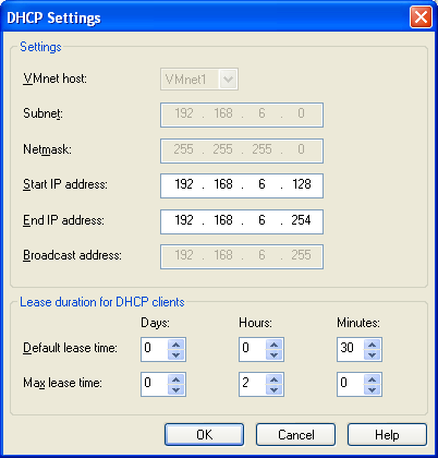 VMnet DHCP VMnet DHCP