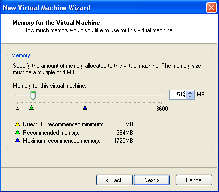 Memory for the Virtual Machine Memory for the Virtual Machine