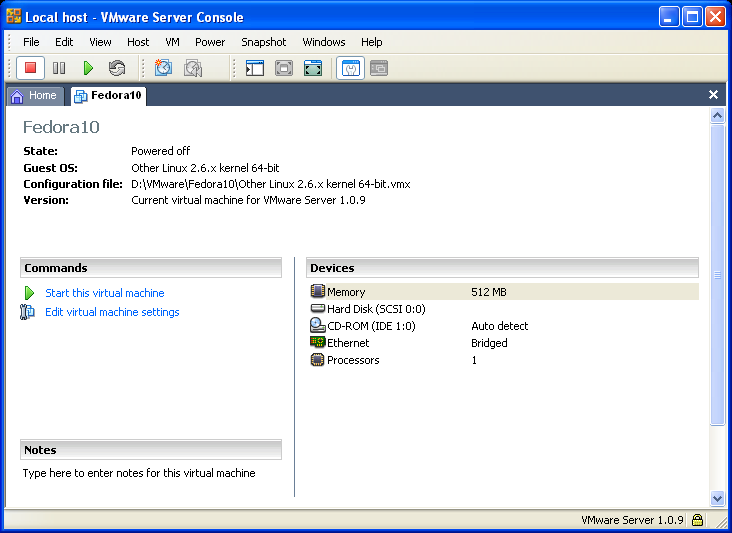 New Created Virtual Machine New Created Virtual Machine