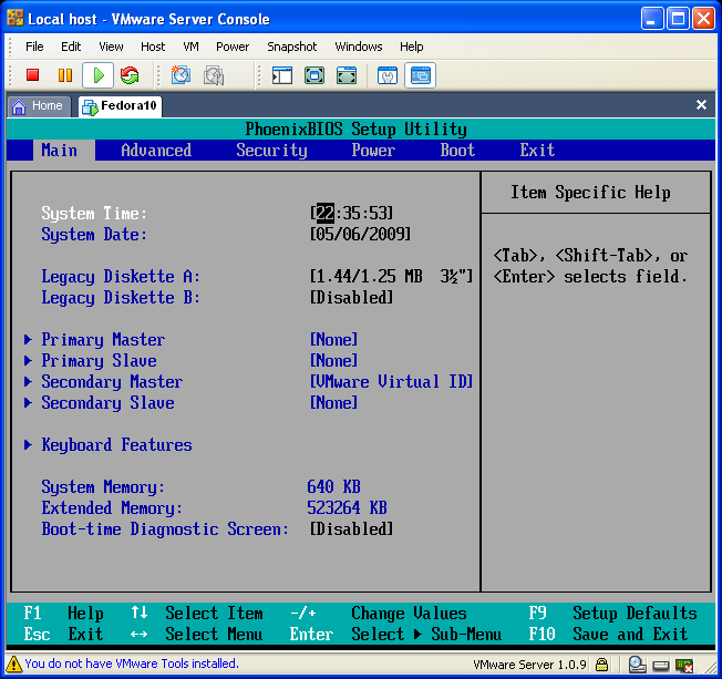 BIOS of Virtual Machine BIOS of Virtual Machine